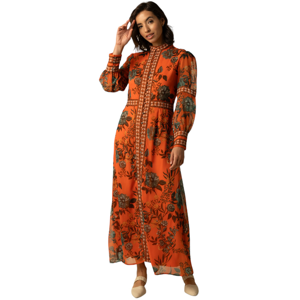 Raishma Aspen Orange Dress